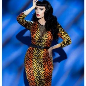 Deadly Dames Tiger Dress